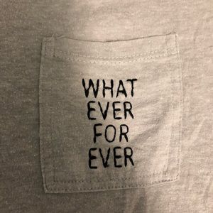 WHATEVER FOREVER Vans Shirt